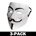 Miniatyrbild 1 av 4: Anonymous Mask Halloween 5-Pack