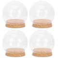 4st Konserverade Blommor Glas Kupolskydd Odödlig Blomma Glas Skydd Glas Kupol