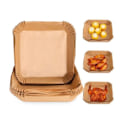 Miniatyrbild 1 av 4: Square 100-Pack Air Fryer Papper - Bruna 20 x 20 cm