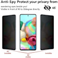 Miniatyrbild 2 av 5: Samsung A72 5G Privacy Härdat glas 0.26mm 2.5D 9H Transparent