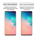 Miniatyrbild 2 av 2: 2-Pack Heltäckande Galaxy S22 Plus Skärmskydd Nanoedge transparent