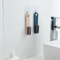 Miniatyrbild 5 av 5: Glansförstärkande Skrubbborste, Ergonomiskt Designad För Skovård Av Mocka och Frostat Läder, Mjuka Borst, Lättviktig, Hållbar Och Slitstark