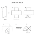 Miniatyrbild 5 av 5: 20-Pack Origami Papper - Ddakji - Squid Game - Blandade Färger