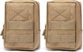 2 st Tactical Molle-ficka Militär Bältesficka EDC Midjeväska Extra