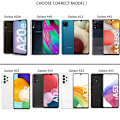 Miniatyrbild 2 av 5: Samsung A53/A33/A13/A52/A42/A12/A40/A20e skal mobilskal Army - Transparent A52 5G Samsung Galaxy