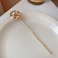 Miniatyrbild 4 av 4: Prydnad för hårnålar för kvinnor Guld