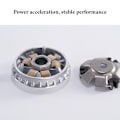 Miniatyrbild 4 av 5: Precisionsgjuten Metall Främre Variator Rullsats, Prestanda 14 Grams Rullar för Gy6 125cc 157Qmj Motorer, Komplett Variatorkit med Enkel Installation