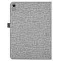Miniatyrbild 5 av 5: Apple iPad 10.9 2022 Vikbart fodral korthållare Tygtextur - Grå grå