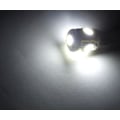 Miniatyrbild 2 av 3: T10 w5w 6000k 4-pack Led lampor med 5st 5050SMD chip 12v DC 6000k vit 4-pack