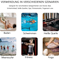 Miniatyrbild 4 av 6: Mikrofiberhandduk med huva, lättviktig ombytesponcho med sidoknappar för enkel åtkomst, perfekt för utomhusaktiviteter, resor och presenter