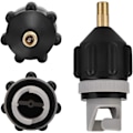 Miniatyrbild 5 av 5: Adapter för uppblåsbar utrustning, premiummaterial SUP-pumpadapter med stark tätningsläckageskydd för högtrycksluftventilsartiklar som Stand Up