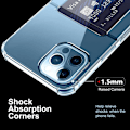 Miniatyrbild 2 av 5: Transparent Stöttåligt Silikon Skal Kortfack Nordic® iPhone 13/13 Pro/13 Pro Max Transparent 13 Pro