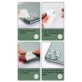 Miniatyrbild 4 av 5: Linsskydd för iPhone 12 Pro Max kamera i härdat glas 2-pack