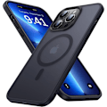 Miniatyrbild 1 av 5: iPhone 16 Pro Max - Skal MagSafe MagMat Frostad Matt Svart Black 16 Pro Max