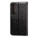 Miniatyrbild 3 av 5: Samsung Galaxy S21 Plus - Solid Läder Fodral - Svart Black Svart