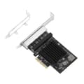 Iocrest 2.5g 4 Port Pcie Rj45 Lan 10/100/1000/2500mbps Rtl8125b Chip Quad Server 2.5 Gigabit Ether