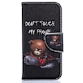 Miniatyrbild 2 av 5: Plånboksfodral Apple iPhone 8 - Don't Touch My Phone