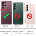 Miniatyrbild 4 av 4: Samsung Galaxy S23 Ultra Transparent TPU Skal