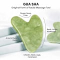 Miniatyrbild 2 av 5: Gua Sha Skrapa Stor Avancerad - Grön Grön