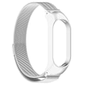 Miniatyrbild 3 av 5: Milanese Loop Armband Xiaomi Mi Band 7 Silver