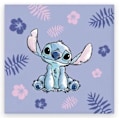 Miniatyrbild 1 av 2: Lilo & Stitch STITCH Handduk Ansiktshandduk 30*30cm 100% Bomull Lila multifärg one size