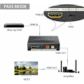 Miniatyrbild 4 av 5: Högkvalitativ 4K HDMI Audio Extractor, Säkerställer Smidig Digital Ljudkonvertering Och Djup Färgstöd För Ditt Hemunderhållningssystem