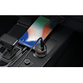 Miniatyrbild 4 av 5: Bil-laddare med LED-display 2x (USB-A USB- C) Svart