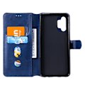 Miniatyrbild 4 av 5: Samsung Galaxy A32 5G - Klassiskt Läder Fodral - Blå Blue Blå
