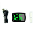 Miniatyrbild 1 av 5: Plug and Play Bil HUD Head-Up Display för Fordon, LED Stor Teckensnitt Display GPS Digital Hastighetsmätare, Varningsfunktion för Överhastighet, Körriktning, Vägtull