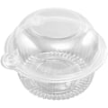 Miniatyrbild 1 av 7: Klart Kupollock Muffinsbehållare, Miljövänligt Material Säkerställer Säker Förvaring, Hög Transparens för Attraktiv Visning (50-pack)