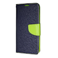 Miniatyrbild 1 av 3: Huawei P30 Plånboksfodral Fancy Case + Handlovsrem Mörkblå Mörkblå