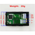 Miniatyrbild 4 av 5: Voltmätare + Amperemätare 0-33V + 0-10A DC Digital lcd display Svart