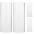 4st Transparenta Glas Hantverk Ljuslock Cylinder Ljuslock Dekorer