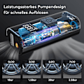 Miniatyrbild 3 av 7: Innovativ Snabb Uppblåsbar Portabel Luftkompressor, 150 PSI Maximalt Tryck För Enkla Bil-, Motorcykel- Och Cykeldäck, Multifunktionell