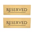 2 st reserverade platser skylt för restaurang akryl reserverad skylt bröllop reserverad sittplatsskylt