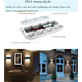 Miniatyrbild 2 av 5: Elegant Vägglampa För Vardagsrum, Modern Enkel Design Aluminiumlegering Upp Ner Belysning, Mjuka Diffuserskärmar Icke-Flimrande Ögonskyddslampa För