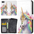 Miniatyrbild 1 av 2: iPhone 7/8/SE - Plånboksfodral/Skal Unicorn/Enhörning