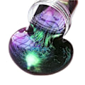 Miniatyrbild 3 av 5: 10g/påse Kameleont Pigment Akrylfärg Pulverlack För Billackering Bil Kameleont