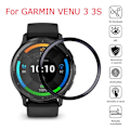 Miniatyrbild 3 av 5: Garmin Venu 3s FullFrame 3D Härdat glas 0.26mm 9H Transparent