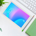 Miniatyrbild 7 av 8: 10,1-tums surfplatta för Android 11.0 2.4G 5G WiFi Dual Band 6GB RAM 128GB ROM 1960x1080 IPS Samtalssurfplatta 100‑240V Röd EU-kontakt