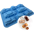 Miniatyrbild 5 av 5: Diskmaskins- och mikrovågssäker silikonform för bilar, multifunktionella dessertformar för kakdekoration DIY, flexibel lättsläppt non-stick yta