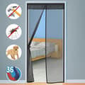 Magnetisk flugnät balkongdörr - 90x210cm