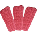Miniatyrbild 1 av 7: Mikrofiber Spraymopp Ersättningshuvuden, Perfekt För Hemmet, Konstruerade Golv, Lätt Att Använda, Set Med 3 Röda Mikrofiber Rengöringsdynor För Trägolv