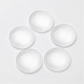 Miniatyrbild 1 av 2: 10-pack Runda Glas Cabochons 18mm