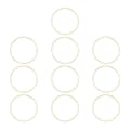 10 st drömfångare DIY cirklar runda metallringar DIY prydnadstillbehör
