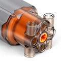 Miniatyrbild 3 av 4: Höghastighets L Motor Teknik, Modulär Design för Anpassning, Power Function Motorset för Kreativa Byggprojekt