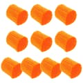 10 ruller Latch Hook Teppegarn Praktisk Latch Hook Ullgarn DIY Knyttet Teppegarn Oransje
