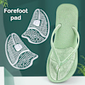 Miniatyrbild 1 av 5: 1 Par Flip Flops Sandaler Kuddar Pad Tå Framfotsinsats Sko