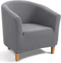 Fåtöljöverdrag, Jacquard Stretch Tub Stol Sofföverdrag (Bad C
