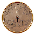 Miniatyrbild 1 av 4: Barometer, väderstation med barometer och hygrometertermometer, 3 i 1 väggmonterad analog väderstation, för inomhus och utomhus